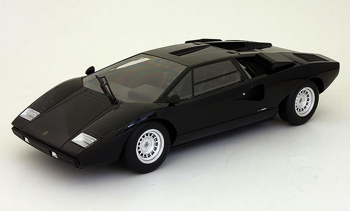 Lamborghini Countach Lp400 Blk Blk Interior Kyo 9531bk