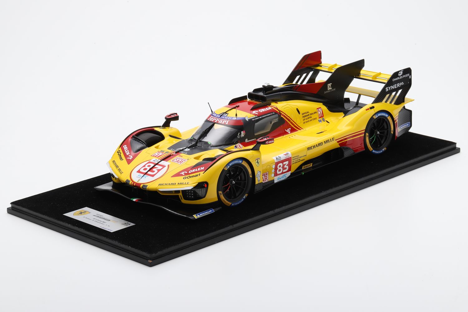 2024 Ferrari 499P Hypercar, LeMans Kubica/Ye/Shwartzman