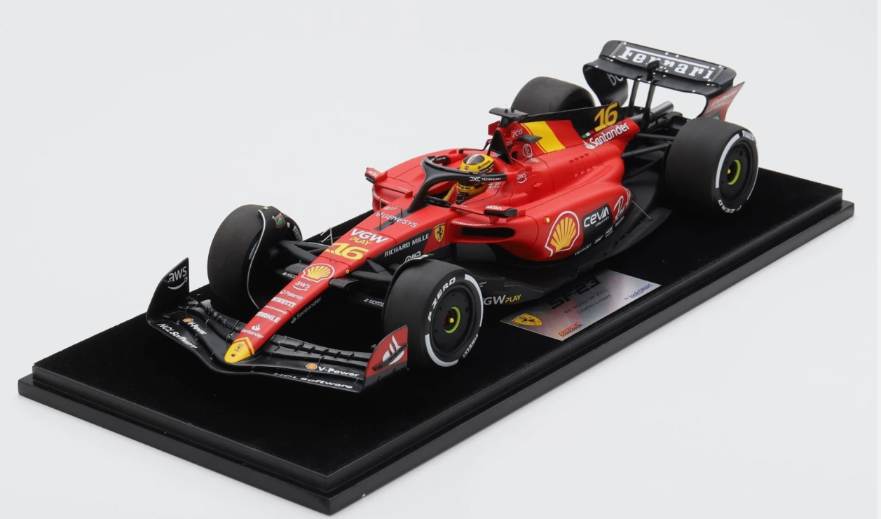 2023 Ferrari SF23, Monza GP, Charles Leclerc w/display case