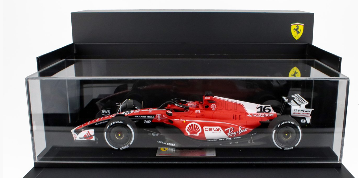 2023 Ferrari  SF-23, Las Vegas GP, Charles Leclerc w/display case