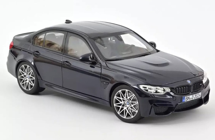2017 BMW M3 Competition, blue metallic