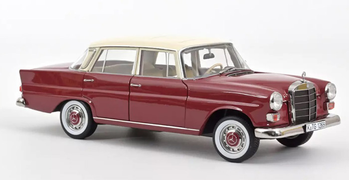 1966 Mercedes-Benz 200, red