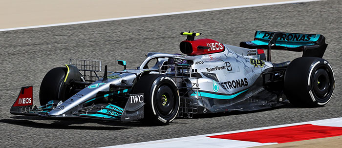 2022 Mercedes-AMG Petronas W13, Lewis Hamilton