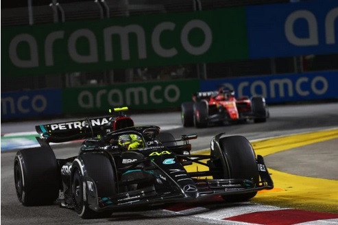 2023 Mercedes AMG W14, Singapore GP, Lewis Hamilton