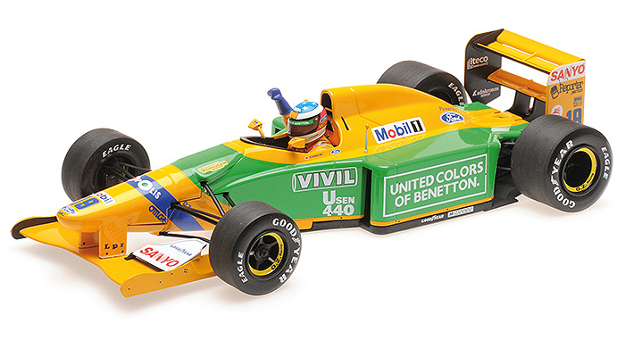 1992 Bennetton Ford B192 F1, 1st GP Victory, Spa Winner, Michael  Schumacher