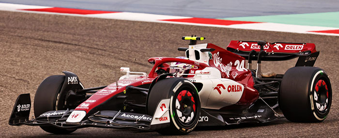 2022 Alfa Romeo Orlen C42, Bahrain GP, Guanyu Zhou