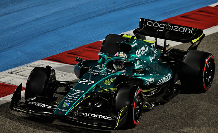 2022 Aston Martin Aramco Cognizant AMR22, Bahrain GP, Nico Hulkenberg
