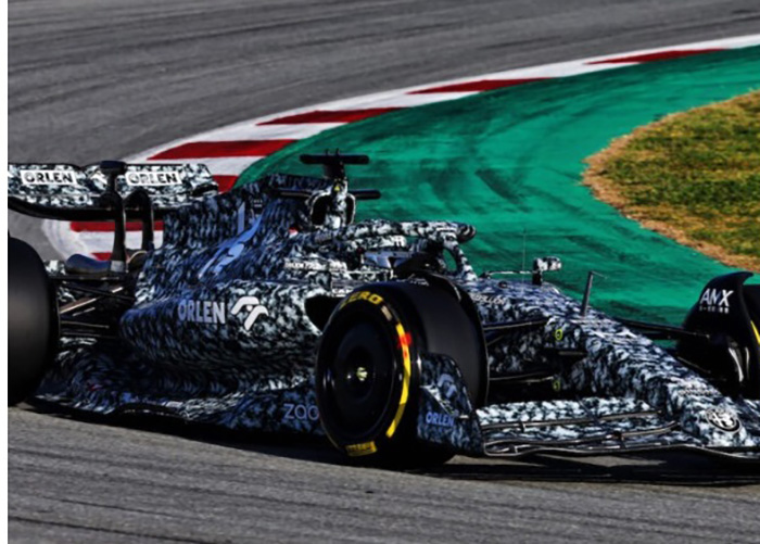 2022 Alfa Romeo Orlen C42, Test Barcelona GP, Valtteri Bottas Camouflage