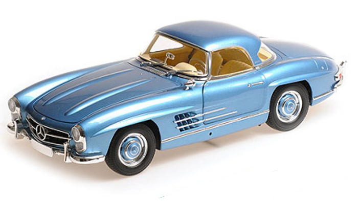 1958 Mercedes-Benz 300 SL Roadster w/Hardtop, metallic blue