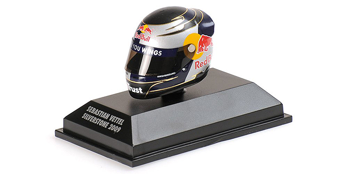 2009 Sebastian Vettel Silverstone Arai Helmet