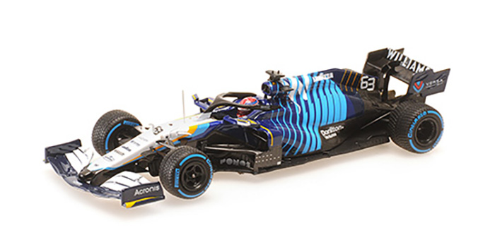 2021 Williams Mercedes FW43B, Belgian GP, George Russell