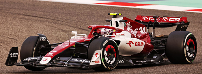 2022 Alfa Romeo Orlen C42, Bahrain GP, Guanyu Zhou