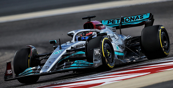 2022 Mercedes-AMG Petronas W13, Bahrain GP, George Russell