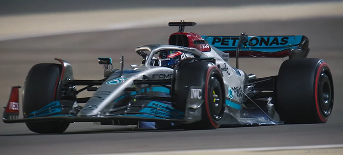 2022 Mercedes AMG W13E, British GP, Lewis Hamilton