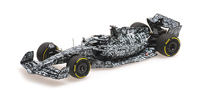 2022 Alfa Romeo Orlen C42, Test Barcelona, Robert Kubica Camouflage Decoration