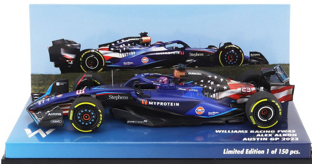 2023 Williams FW45, Las Vegas GP, Alex Albon L/E 150 pieces