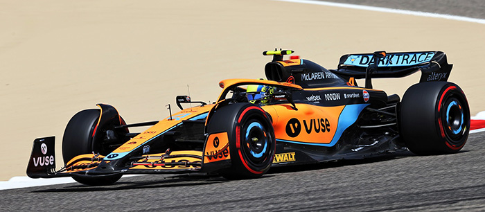 2022 McLaren MCL36, Bahrain GP, Lando Norris