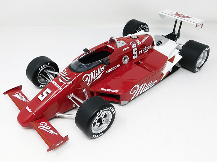 1985 March 85C, Winner Indianapolis 500, Danny Sullivan w/display case