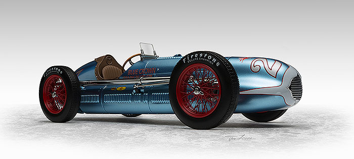 1947 Blue Crown Special, Winner Indianapolis 500, Mauri Rose