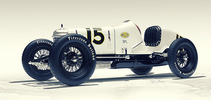 1926 Miller, Winner Indianapolis 500, Frank Lockhart