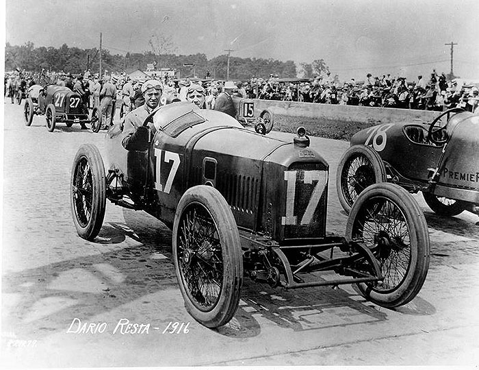 1916 Peugeot, Winner Indianapolis 500, Dario Resta