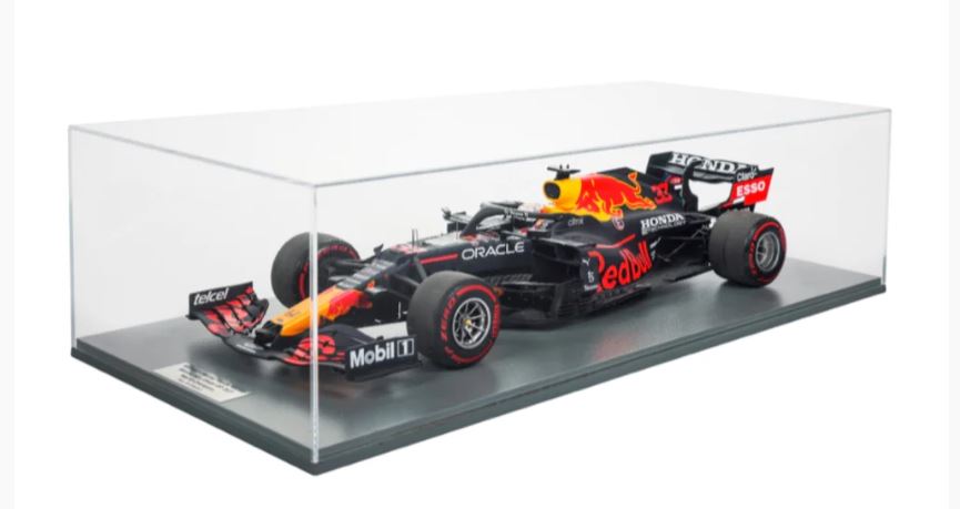 2021 Red Bull  Honda RB16B, Abu Dhabi GP Winner, WC Max Verstappen w/Acrylic Cover