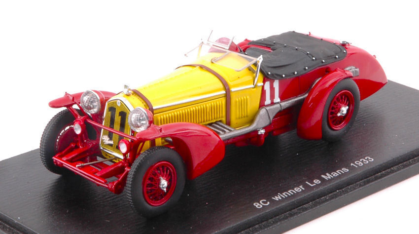 1933 Alfa Romeo 8C, LeMans Winner, Nuvolari/Sommer