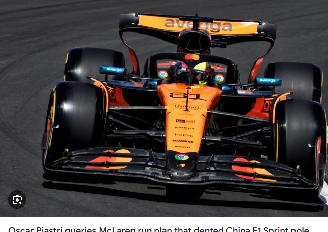 2025 McLaren F1 Winner Chinese GP Oscar Piastri