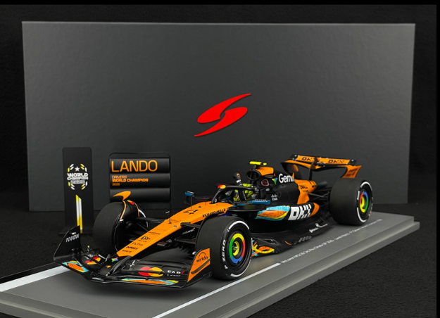 2025 McLaren Lando Norris World Champion Abu Dhabi GP w/pit boards