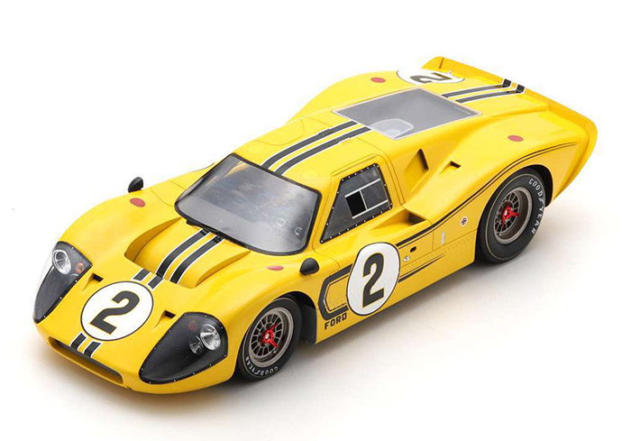 1967 Ford GT40 MK IV, LeMans, B. McLaren / M. Donohue w/acrylic cover