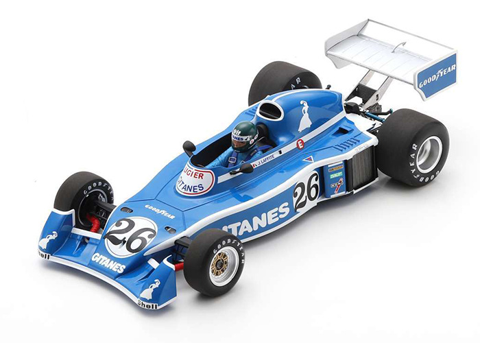 1976 Ligier JS5, Belgian GP, Jacques Laffite w/ acrylic cover