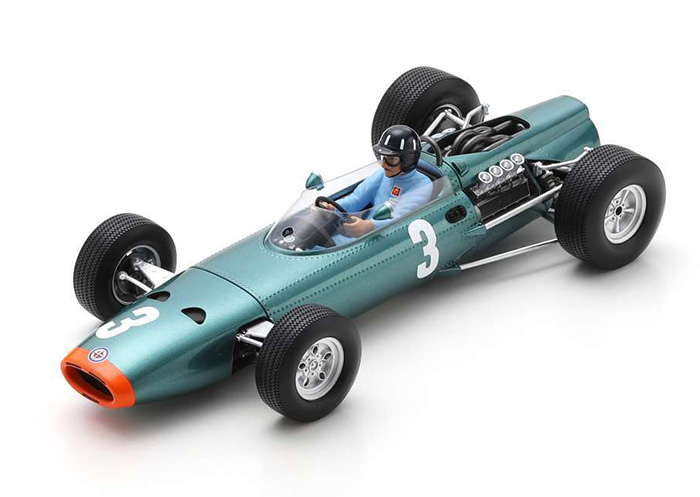 1965 BRM P261, Monaco GP Winner, Graham Hill w/acrylic cover