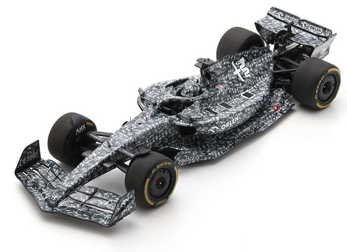 2022 Alfa Romeo Orlen C42, Barcelona Circuit Test, Robert Kuibica, w/ display case