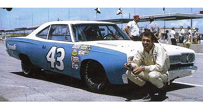 1968 Plymouth, Fire Craker 400, R. Petty
