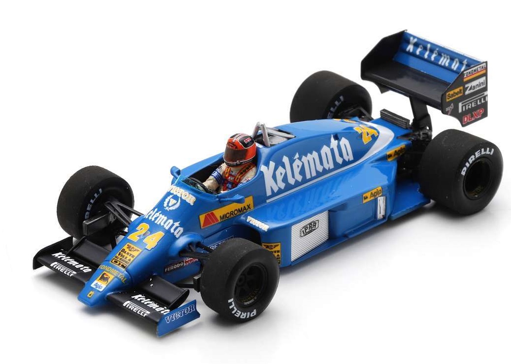 1985 Osella FA1G, British GP, Piercarlo Ghinzani