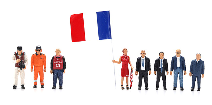 2018 24 Hours LeMans 8 Piece Figurine Set