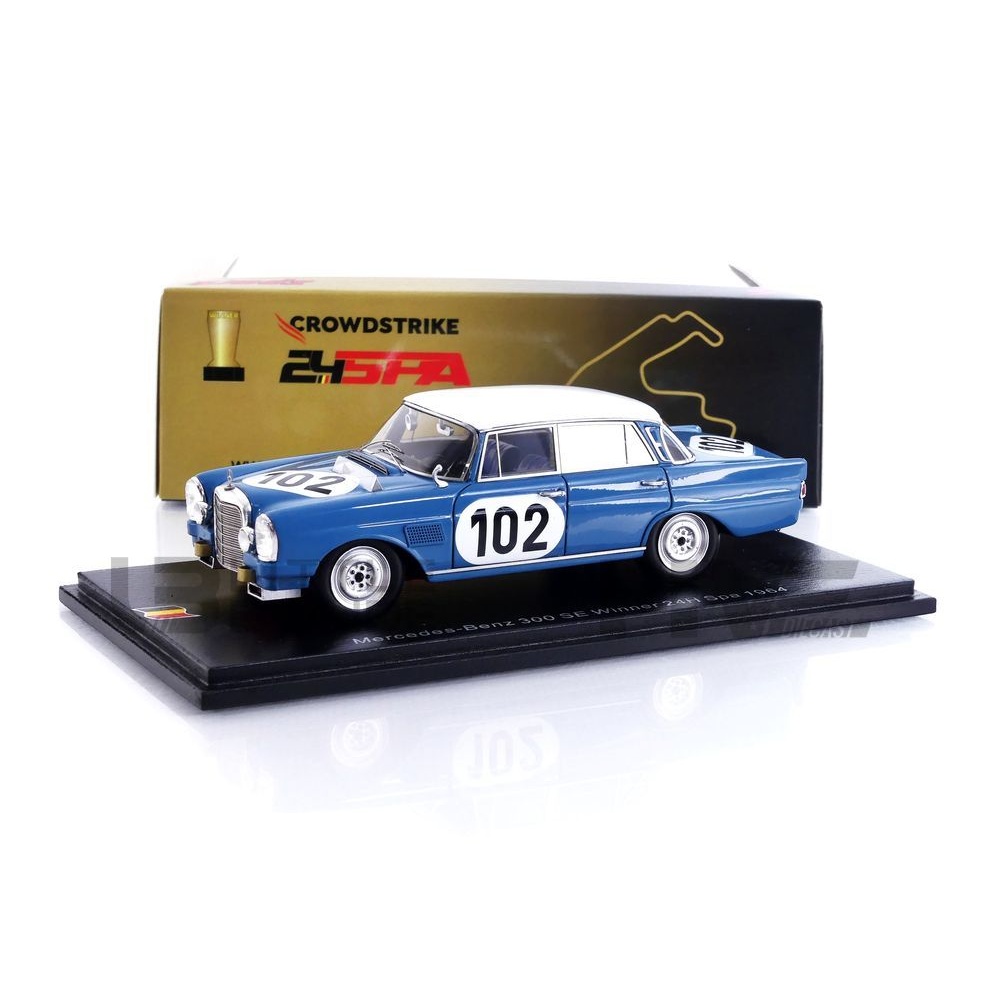 1964 Mercedes 300 SE Winner Spa, R. Crevits/G. Gosselin
