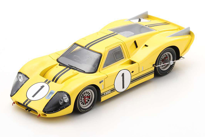 1967 Ford GT40 MK IV, LeMans April Test Day, B. McLaren