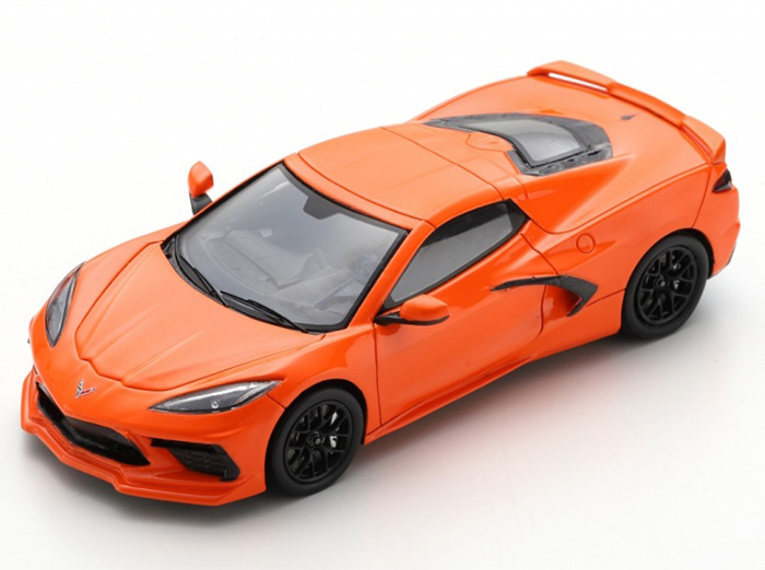 2019 Chevrolet Corvette C8, orange