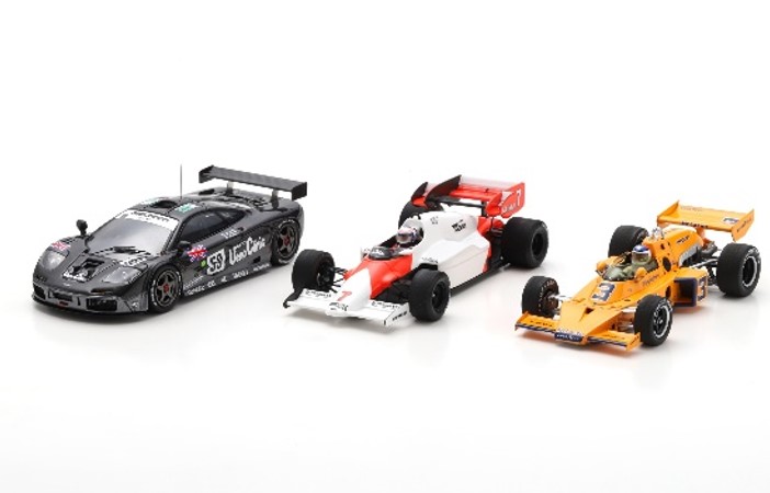 McLaren Triple Crown, '74 #3,  '84 #7, '95 #59