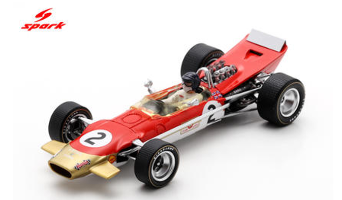 1968 Lotus 49B F1 5th Belgium GP Jackie Oliver