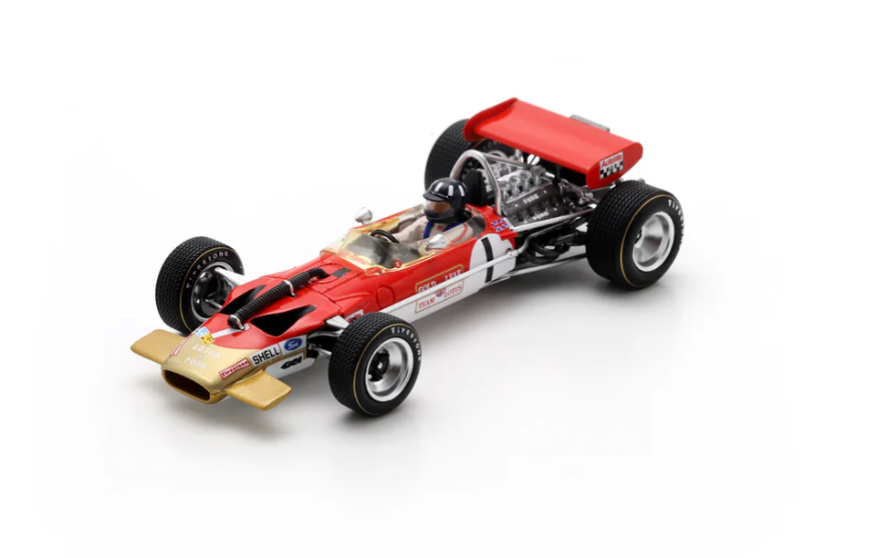 1969 Lotus 49B F1 4th German GP Graham Hill