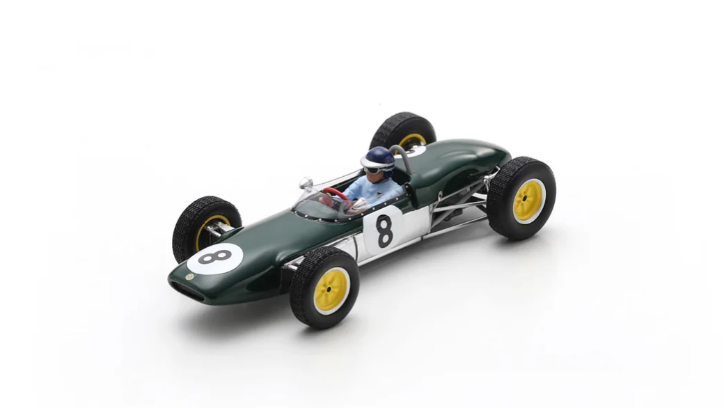 1961 Lotus 21 F1 3rd French GP Jim Clark