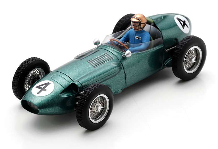 1959 Aston Martin DBR4, British GP, Carroll Shelby