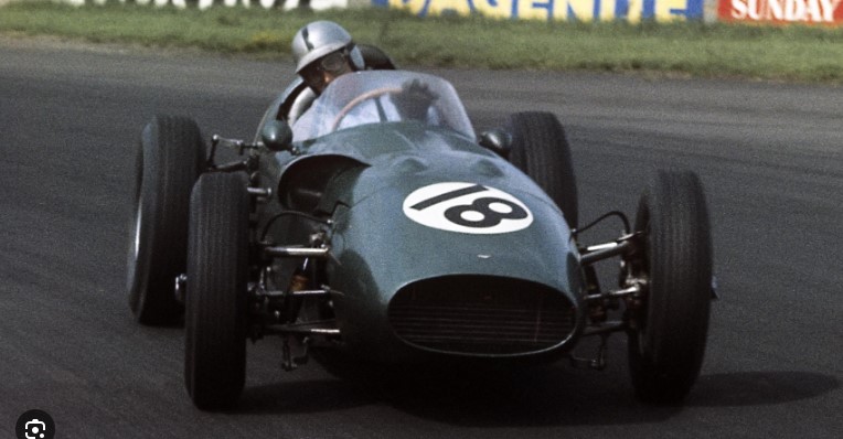 1960 Aston Martin DBR5 F1 British GP Roy Salvadori