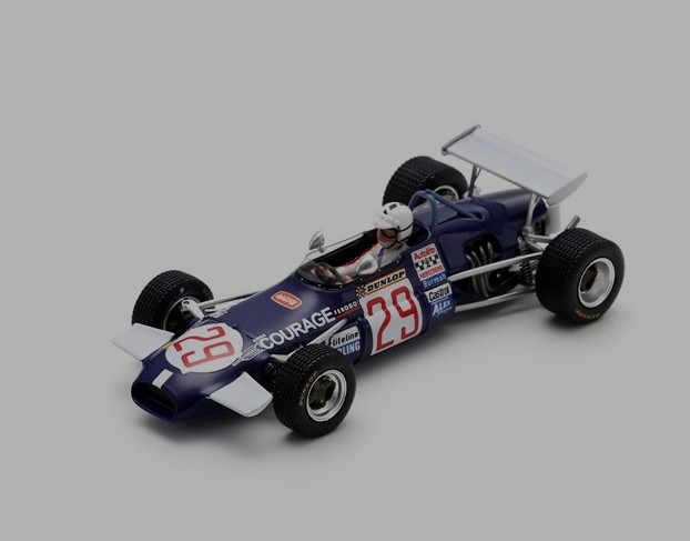 1969 Brabham BT30 F1 6th German GP Richard Attwood
