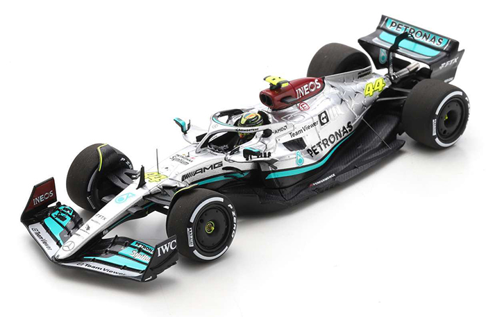 2022 Mercedes AMG, French GP, Lewis  Hamilton w/acrylic cover