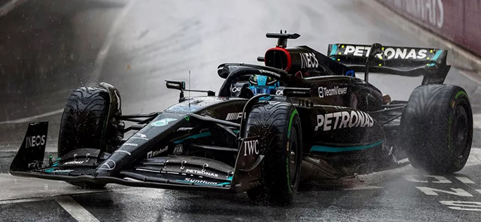 2023 Mercedes W14, Monaco GP, Lewis Hamilton