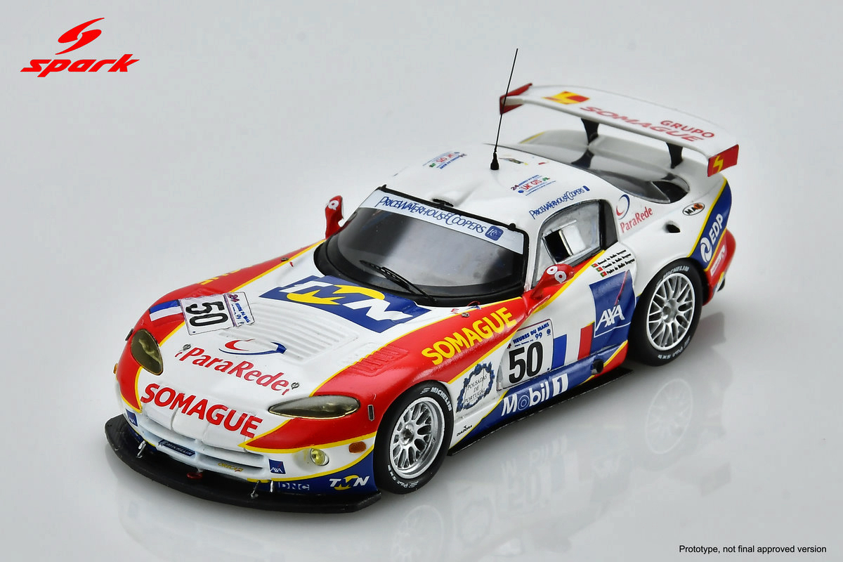 1999 Chrysler ViperR 15th LeMans P Mello-Breyner/M Mello-Breyner/T Mello-Breyner