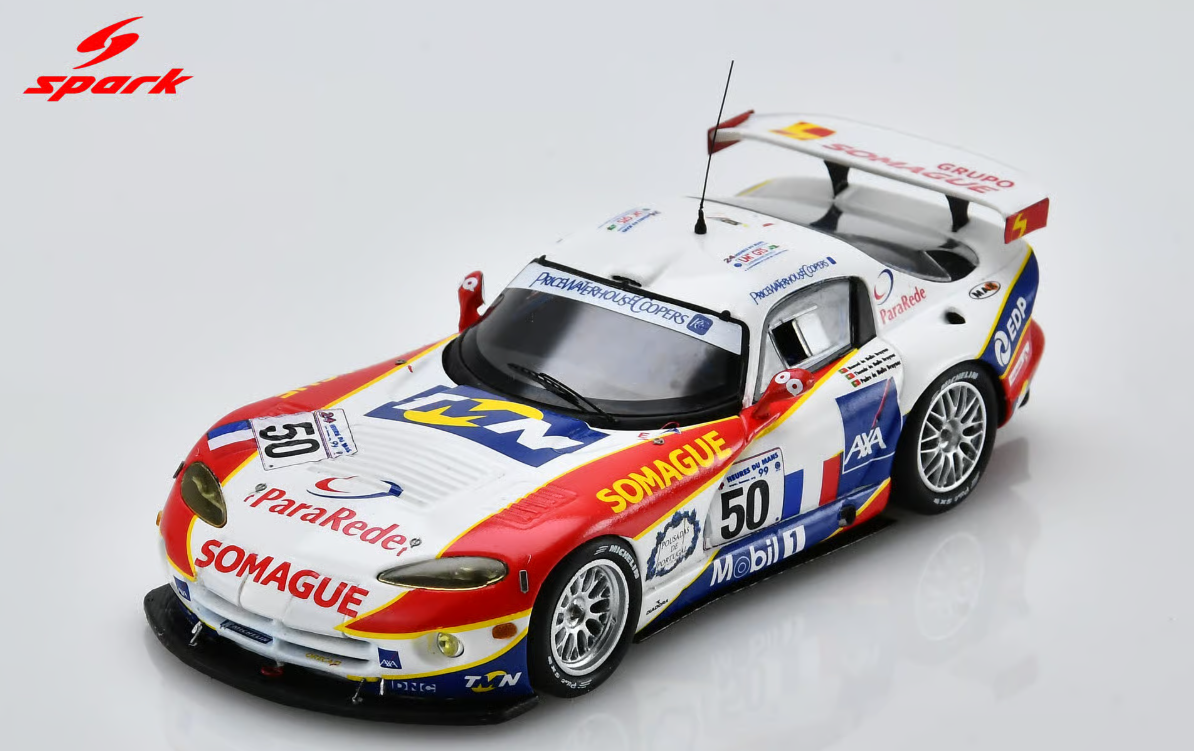 1999 Chrysler ViperR 15th LeMans P Mello-Breyner/M Mello-Breyner/T Mello-Breyner